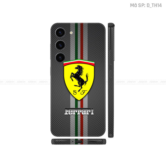 Dán Skin Galaxy S23 Series Hình Ferrari Xám | D_TH14