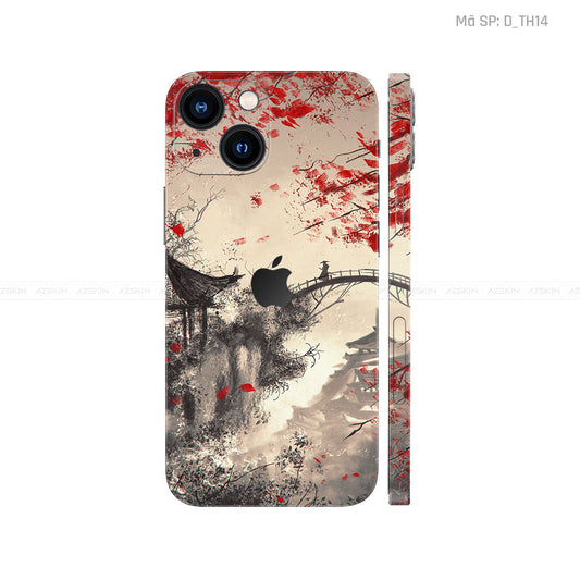 Dán Skin IPhone 13 Series Hình Thư Pháp | D_TH14