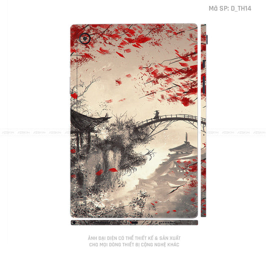 Dán Skin Galaxy Tab A Series Hình Thư Pháp | D_TH14
