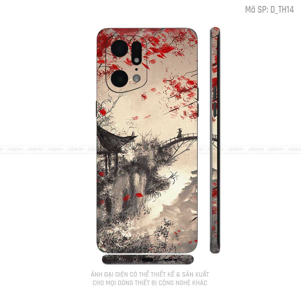 Dán Skin Realme Series Hình Thư Pháp | D_TH14