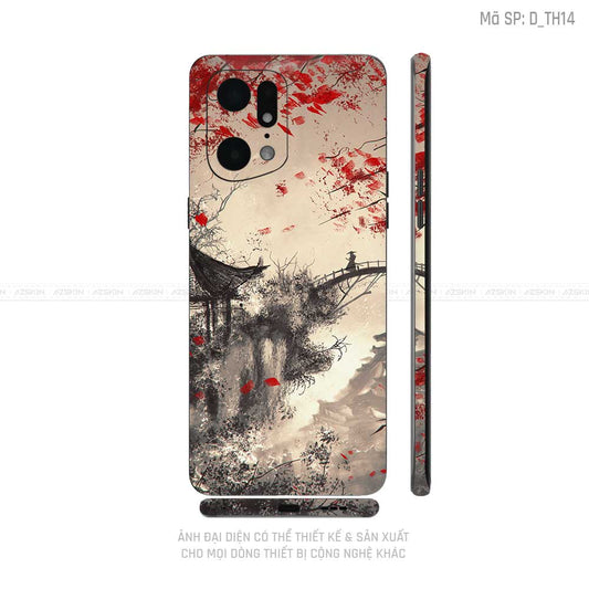 Dán Skin Realme Series Hình Thư Pháp | D_TH14