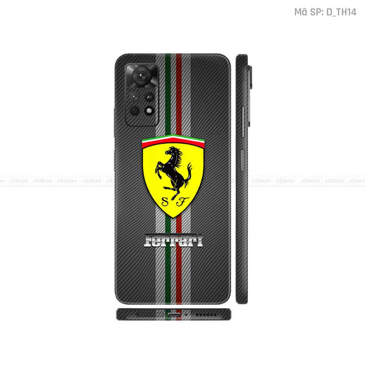 Dán Skin Xiaomi Redmi Note 11 Series Hình Thương Hiệu | D_TH14