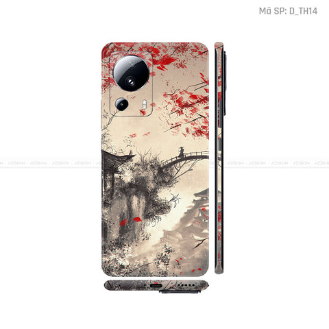 Dán Skin Xiaomi 13 Series Hình Thư Pháp | D_TH14