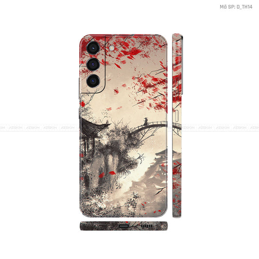 Dán Skin Galaxy S22 Series Hình Thư Pháp | D_TH14