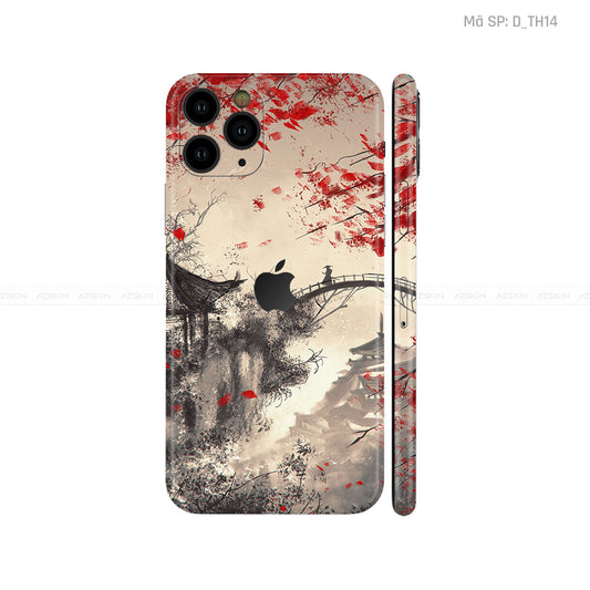 Dán Skin IPhone 11 Series Hình Thư Pháp | D_TH14