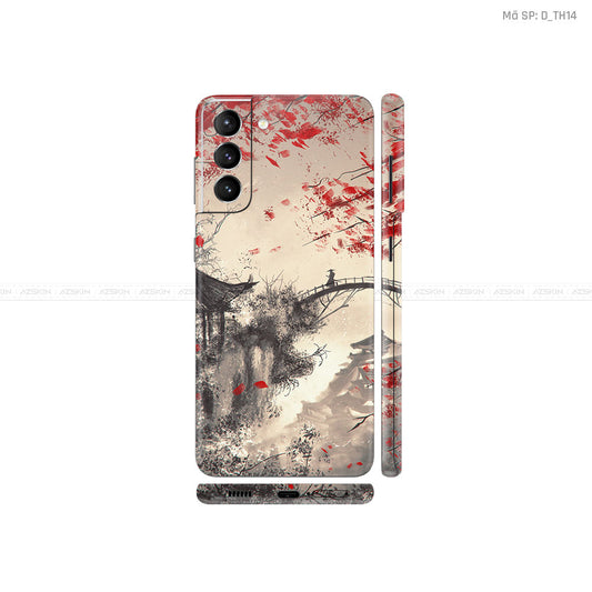 Dán Skin Galaxy S21 Series Hình Thư Pháp | D_TH14