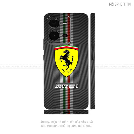 Dán Skin Vivo V Series Hình Ferrari  | D_TH14