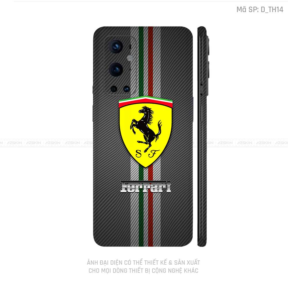 Dán Skin Oneplus 8/9 Series Hình Ferrari | D_TH14