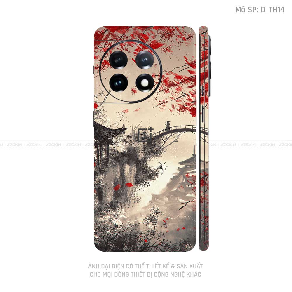 Dán Skin Oneplus Ace Series Hình Thư Pháp | D_TH14