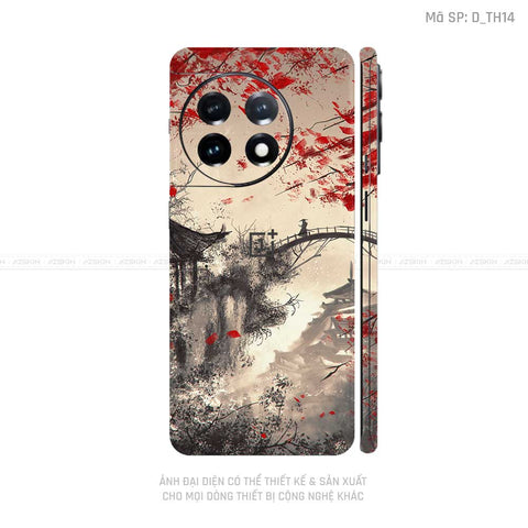 Dán Skin Oneplus Ace Series Hình Thư Pháp | D_TH14