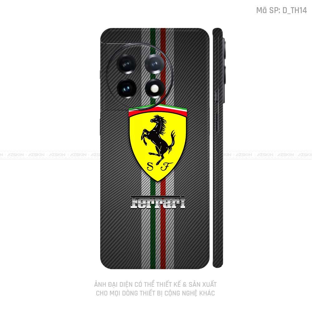 Dán Skin Oneplus 11 Series Hình FERRARI  | D_TH14