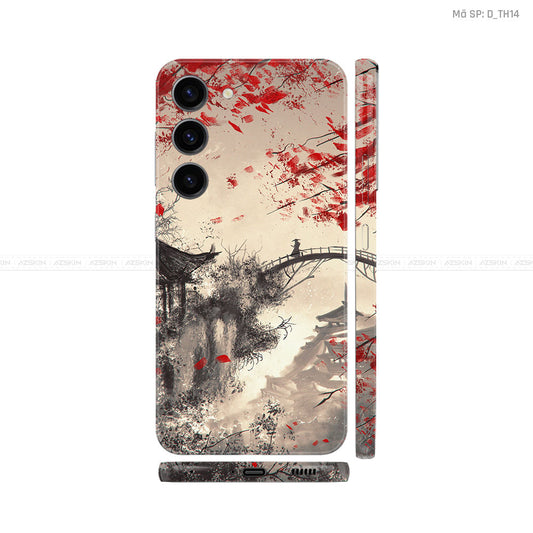 Dán Skin Samsung Galaxy S24 Series Chủ Đề Thư Pháp| D_TH14