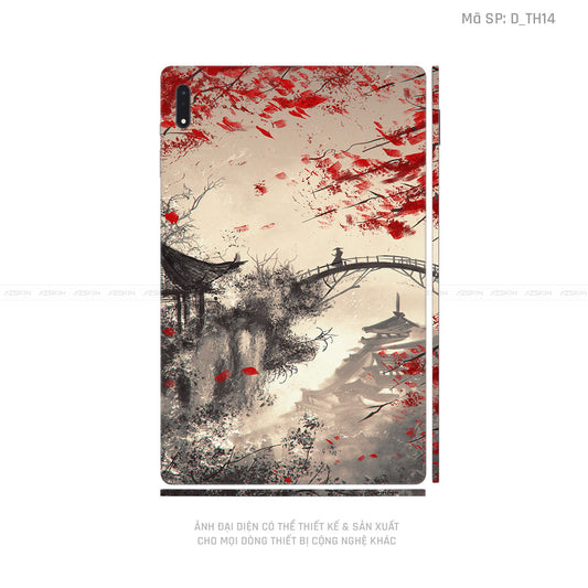 Dán Skin Galaxy Tab S8 Series Hình Thư Pháp | D_TH14