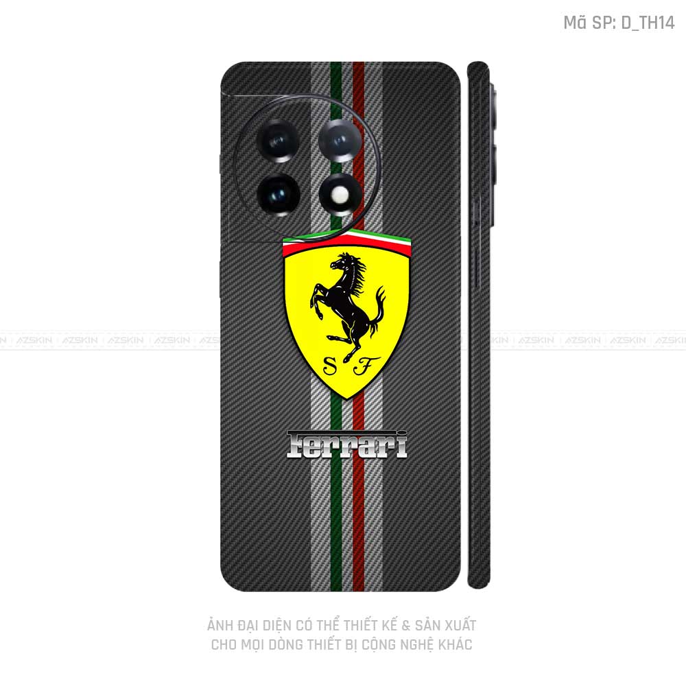 Dán Skin Oneplus 12 Series Hình Ferrari | D_TH14