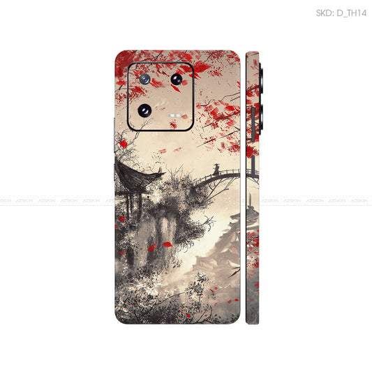 Dán Skin Điện Thoại Xiaomi 14 Series Hình Thư Pháp | D_TH14