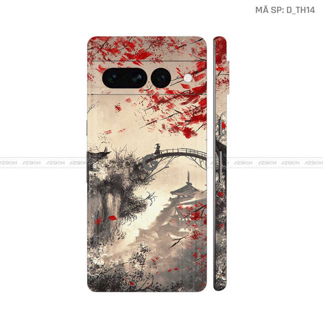 Dán Skin Google Pixel 8 Series Hình Thư Pháp | D_TH14