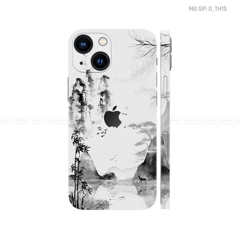 Dán Skin IPhone 13 Series Hình Thư Pháp | D_TH15