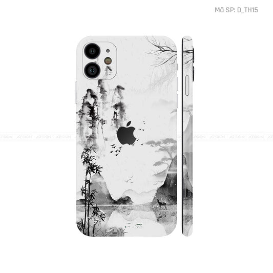 Dán Skin IPhone 11 Series Hình Thư Pháp | D_TH15