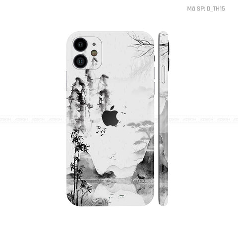 Dán Skin IPhone 11 Series Hình Thư Pháp | D_TH15