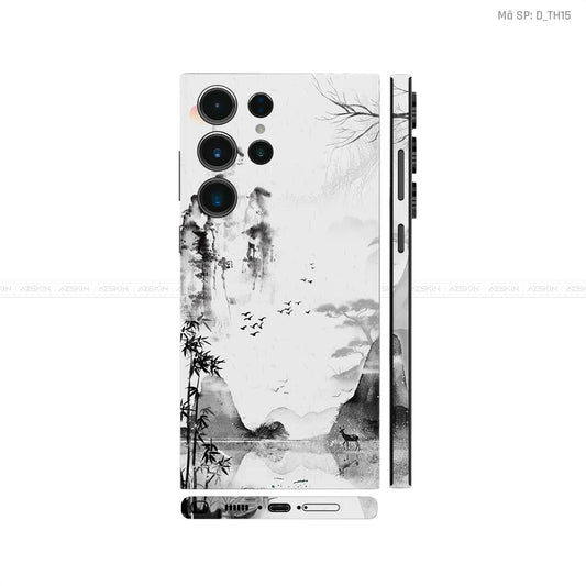 Dán Skin Samsung Galaxy S24 Series Chủ Đề Thư Pháp| D_TH15