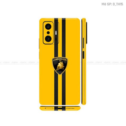 Dán Skin Xiaomi 11 Series Hình Logo - Brand | D_TH15