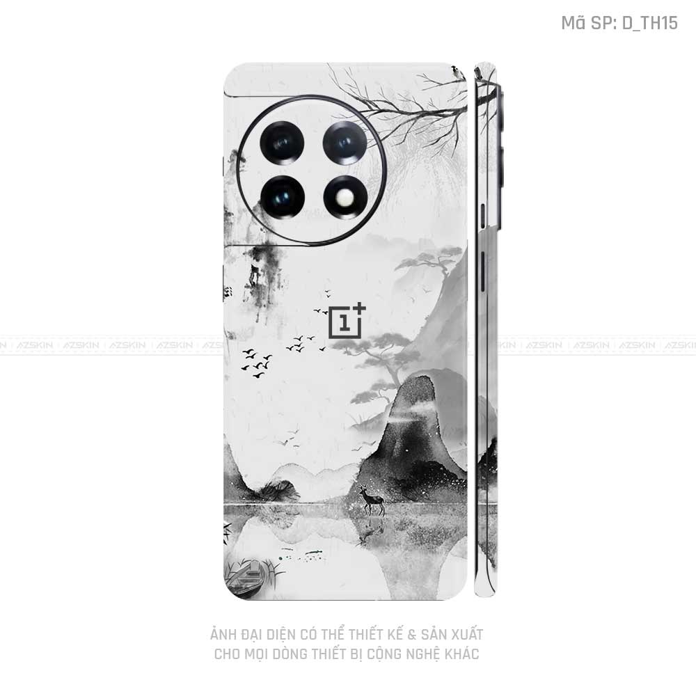 Dán Skin Oneplus Ace Series Hình Thư Pháp | D_TH15