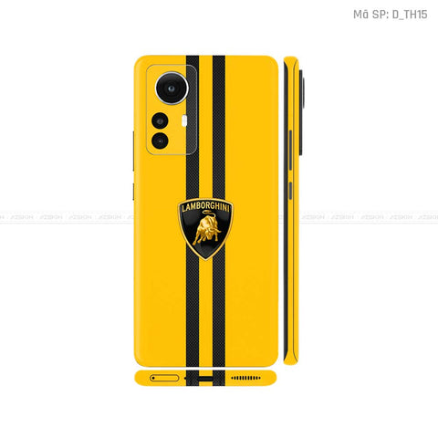 Dán Skin Xiaomi 12 Series Hình Logo - Brand | D_TH15