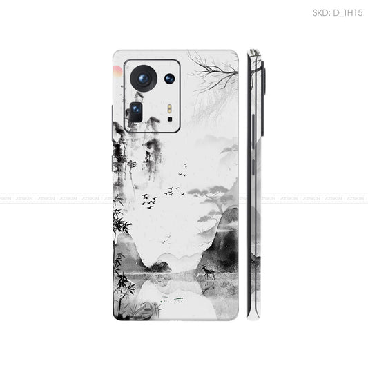 Dán Skin Điện Thoại Xiaomi Mi Mix Series Hình Thư Pháp | D_TH15