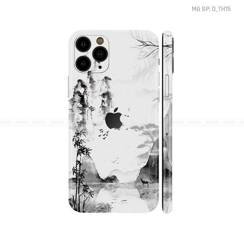 Dán Skin IPhone 11 Series Hình Thư Pháp | D_TH15
