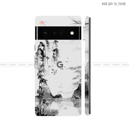 Dán Skin Google Pixel 6 Series Hình Thư Pháp | D_TH15