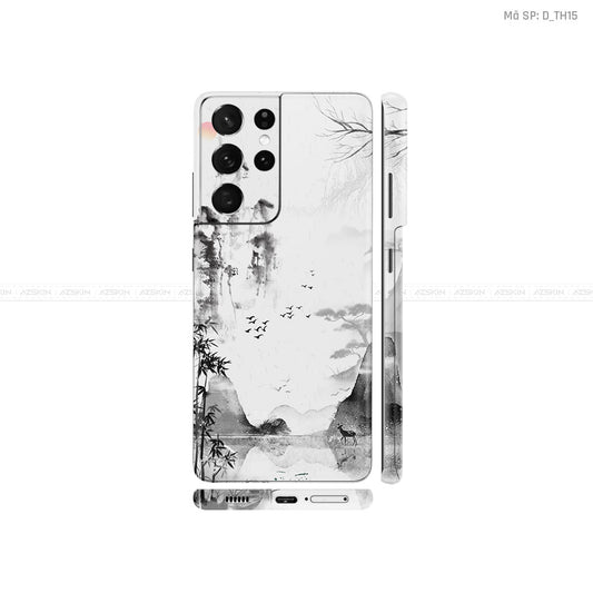 Dán Skin Galaxy S21 Series Hình Thư Pháp | D_TH15