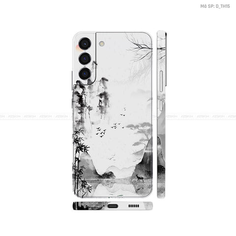 Dán Skin Galaxy S22 Series Hình Thư Pháp | D_TH15