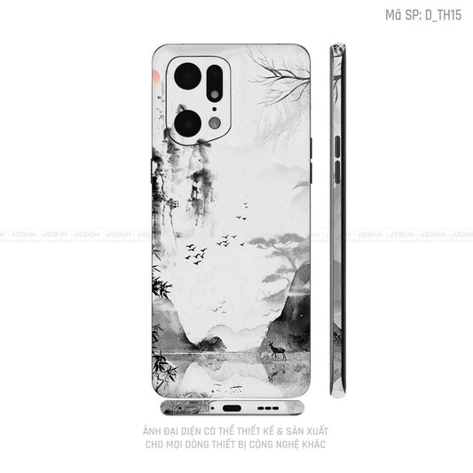 Dán Skin Realme Series Hình Thư Pháp | D_TH15