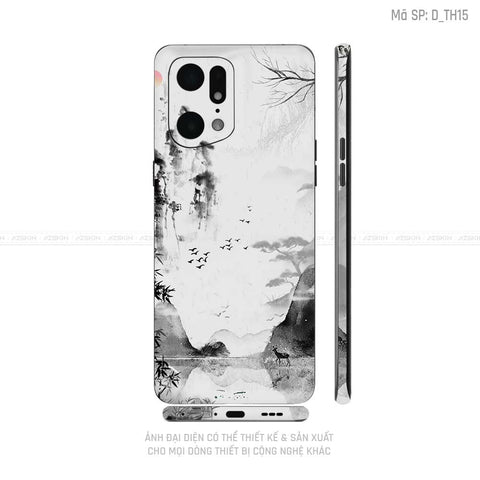Dán Skin Realme Series Hình Thư Pháp | D_TH15