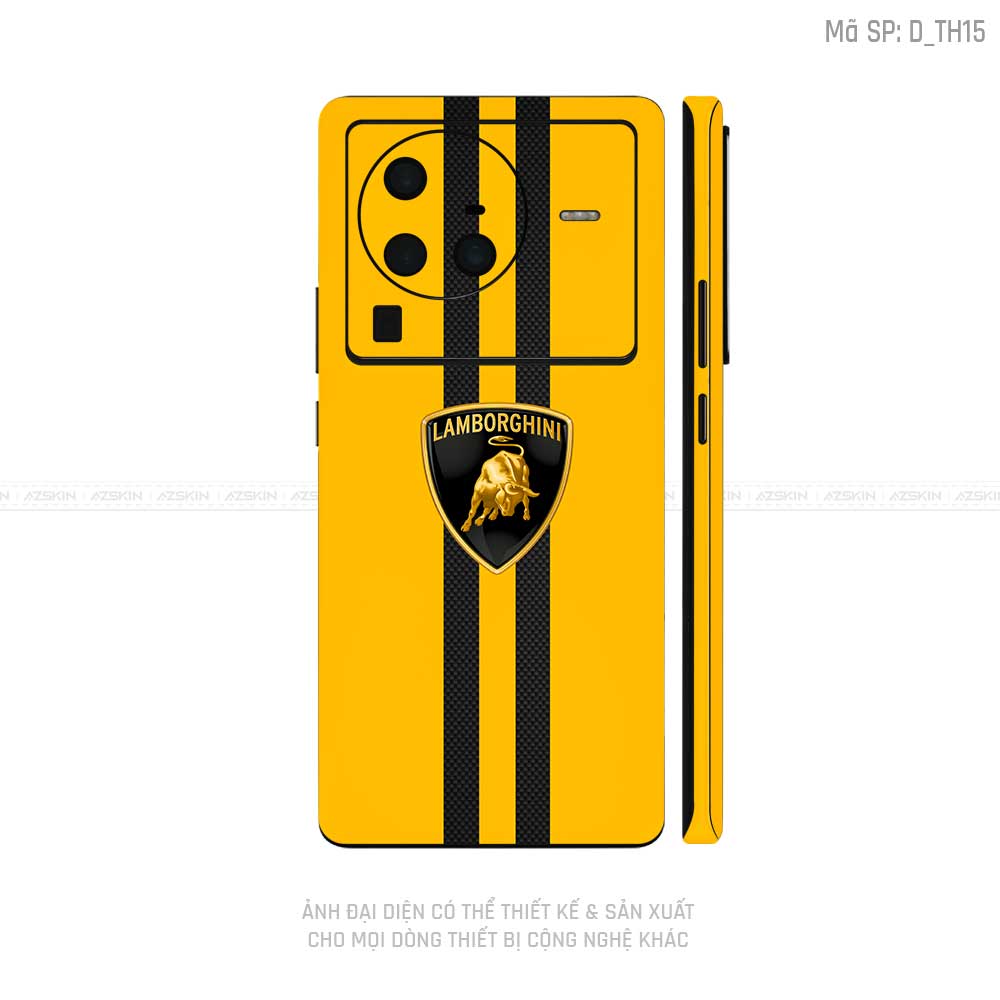 Dán Skin Vivo X Series Hình Lamborghini | D_TH15