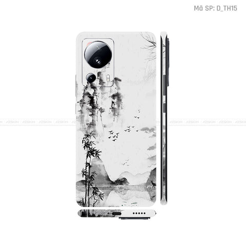 Dán Skin Xiaomi 13 Series Hình Thư Pháp | D_TH15