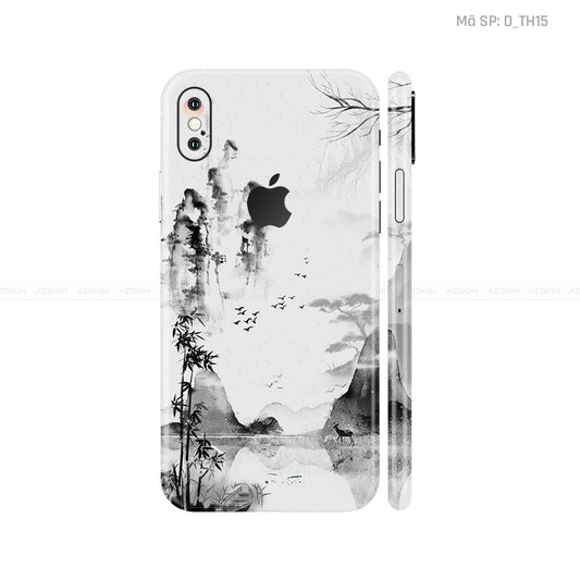 Dán Skin IPhone X Series Hình Thư Pháp | D_TH15