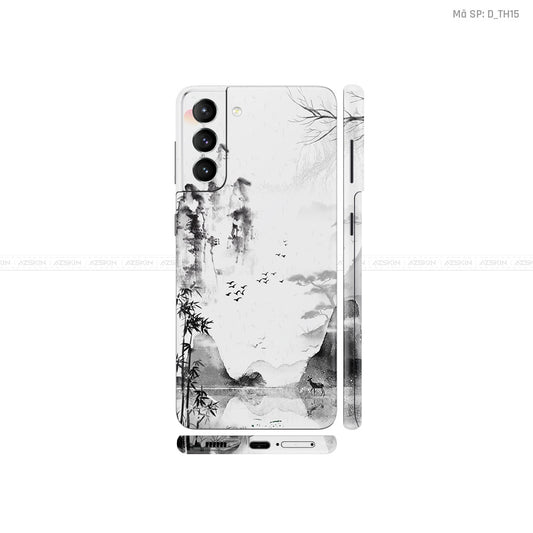 Dán Skin Galaxy S21 Series Hình Thư Pháp | D_TH15