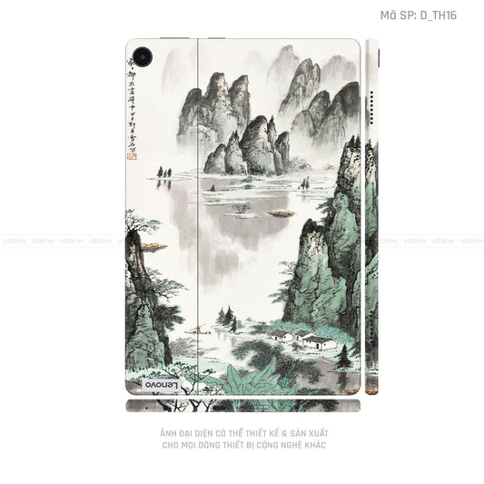 Dán Skin Máy Tính Bảng Lenovo Pad Series Hình Thư Pháp | D_TH16