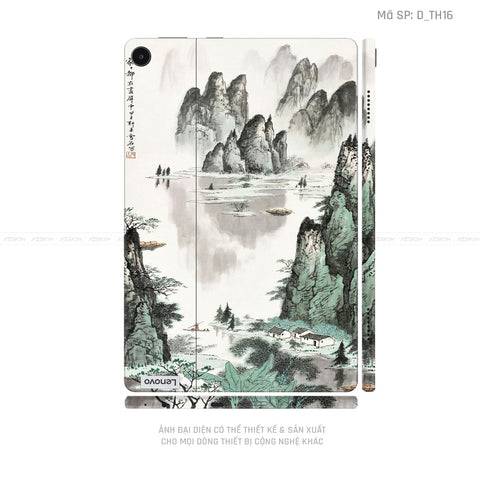 Dán Skin Máy Tính Bảng Lenovo Pad Series Hình Thư Pháp | D_TH16