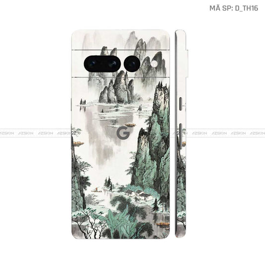 Dán Skin Google Pixel 7 Series Hình Thư Pháp | D_TH16
