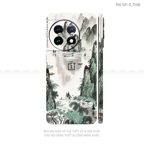 Dán Skin Oneplus Ace Series Hình Thư Pháp | D_TH16