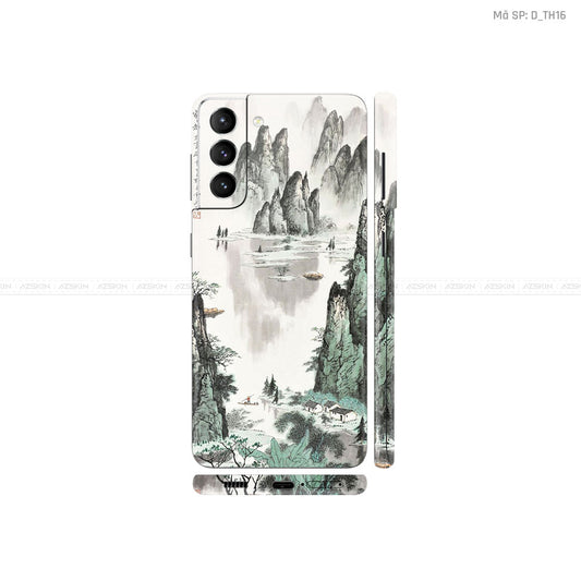 Dán Skin Galaxy S21 Series Hình Thư Pháp | D_TH16