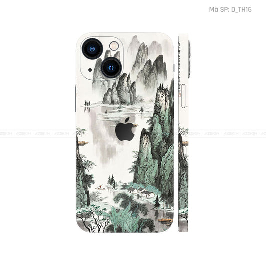 Dán Skin IPhone 13 Series Hình Thư Pháp | D_TH16