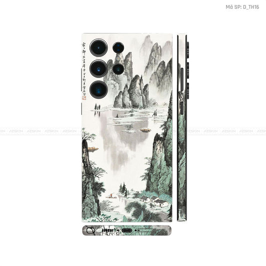 Dán Skin Samsung Galaxy S24 Series Chủ Đề Thư Pháp| D_TH16