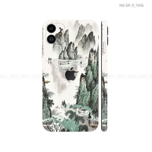 Dán Skin IPhone 11 Series Hình Thư Pháp | D_TH16