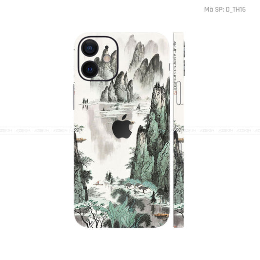 Dán Skin IPhone 12 Series Hình Thư Pháp | D_TH16