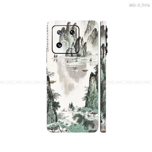 Dán Skin Điện Thoại Xiaomi 14 Series Hình Thư Pháp | D_TH16