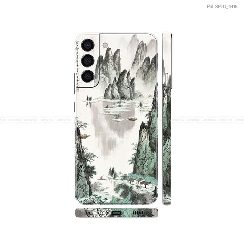 Dán Skin Galaxy S22 Series Hình Thư Pháp | D_TH16