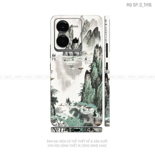 Dán Skin Vivo V Series Hình Thư Pháp | D_TH16